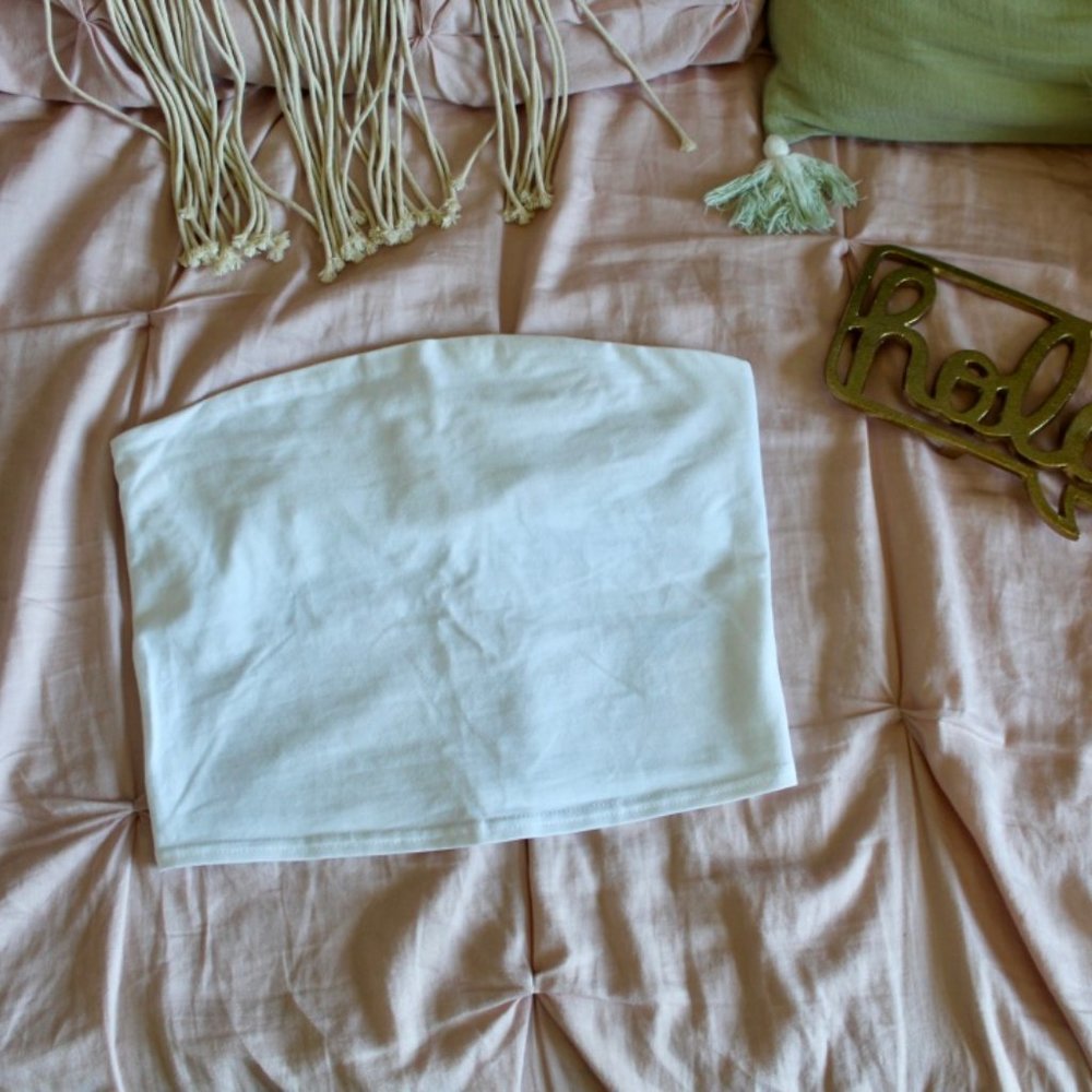 Urban Outfitters White Tube Top